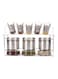 Almufarrej Condiment Set Silver 8PCS