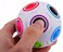Generic Rainbow Football Creative Ball Children Kids Spherical Magic Cube Toy Learning And Education Puzzle Toys