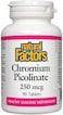 Natural Factors Chromium Picoline 250 Mcg 90 Tablets