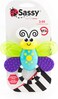 Sassy Flutterby Teether, Water-Filled Teether Soothes Gums, Variety Of Textures Massage Gums, For Ages 3 Months And Up