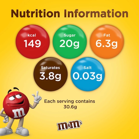 M&amp;Ms Milk Chocolate 30.6g