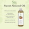 NBL Natural Almond Oil (Large 16 oz) Sweet Almond Oil for Skin or Almond Oil for Hair, the Perfect Natural Body Oil for Women, Great as Unscented Massage Oil, 473 ML