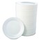 Lavish [ 50- Piece ] 10 Inch Disposable White Foam Plates Birthday Wedding Christmas Party Supplies