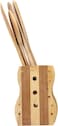 Royalford 4 Pieces Pure Bamboo Wooden Solid Turner, Spatula, Slotted Spoon &amp; Spoon Kitchen Essentials Cooking Utensils Tool Set