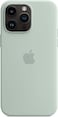 Excuse Quality Silicone Case For iPhone 14 Pro Max With Magsafe Wireless Charging Support - Green