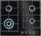 AEG Gas Hob Built-In, 60cm 4 Burner, Glass Finish, HKB64450NB, Made In Italy (1 Year Warranty)