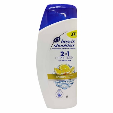 Head And Shoulder 2 In 1 Citrus Fresh Anti Dandruff Shampoo And Conditioner 750ml