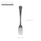 RK S/S DESSERT FORK, RK0101, 3PC PACK, VENETIAN
