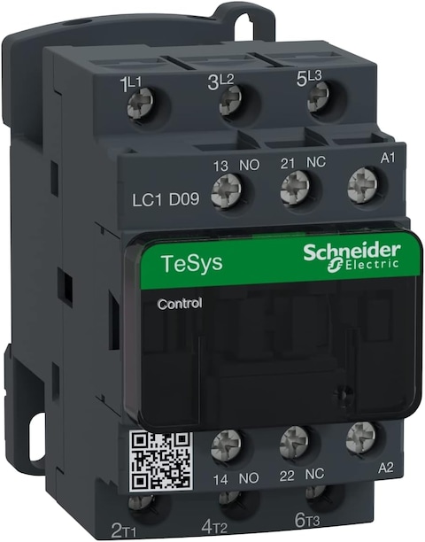 Schneider Breaker TeSys D_ TeSys D contactor - 3P(3 NO) - AC-3 - &lt;= 440 V 9 A - 110 V AC coil_ [LC1D09F7]