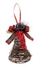 Christmas Rattan Bell 23cm