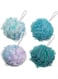 Marrkhor 4-Piece Bath Loofah Sponge Set One Piece