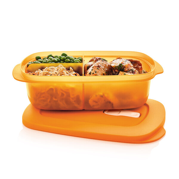 Tupperware Serve &amp; Go Lunch Box, Orange, Plastic