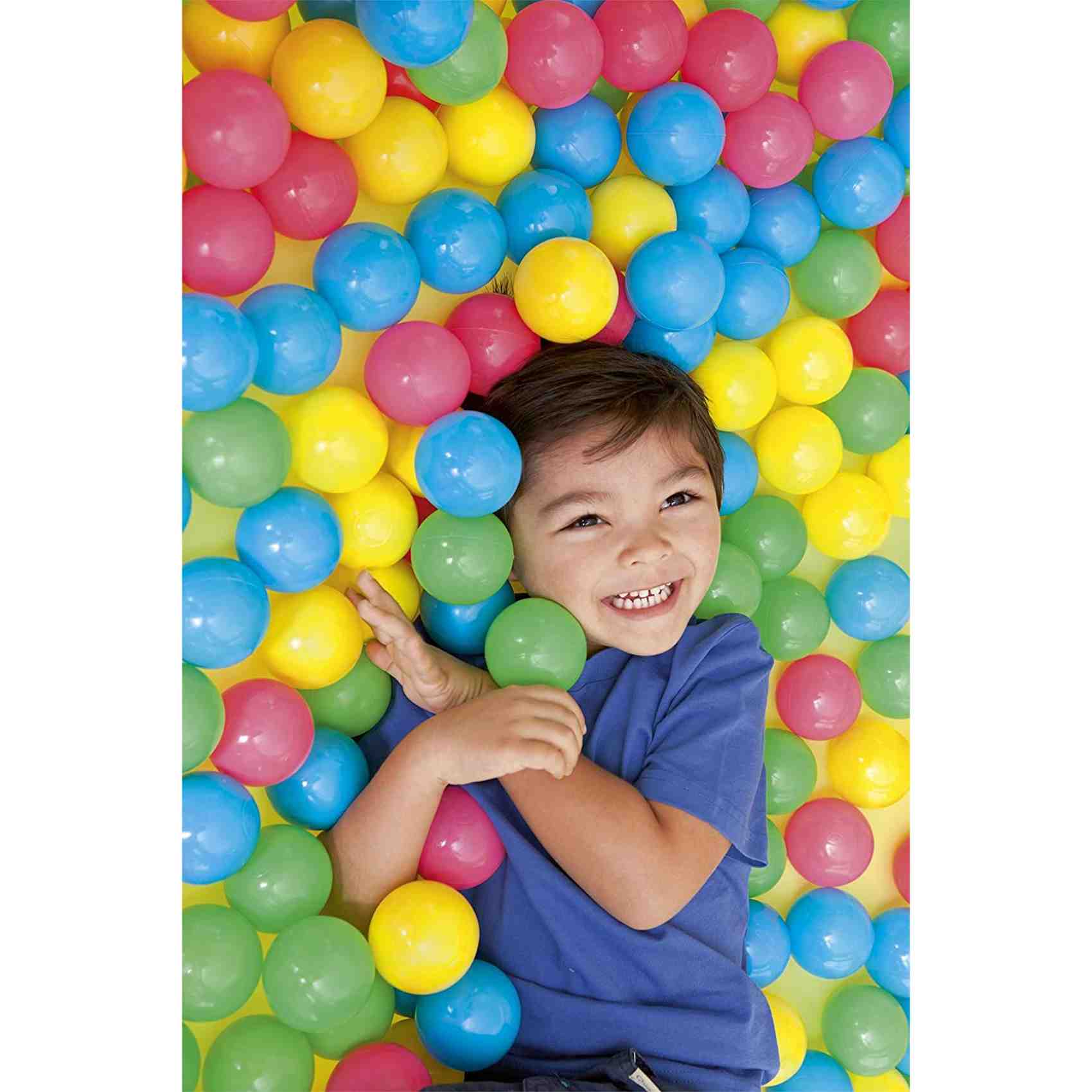 Bestway Splash and Play Bouncing Balls Multicolour 6.5cm 100 PCS