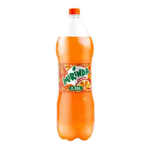 Mirinda Orange Carbonated Soft Drink Plastic Bottle, 2.28L