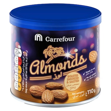 Maf Carrefour Smoked Almonds 110gr