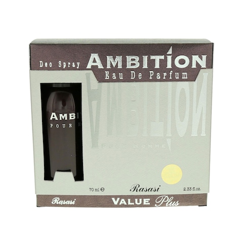 Rasasi Ambition Eau De Parfum &amp; Deo Spray 70ml