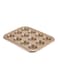 ROYALFORD 12-Cups Muffin Pan Gold 38x3.5x29.5centimeter