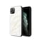 Guess - Apple iPhone 11 Pro Case, PC/TPU Layer Gold Glitter Marble Case Compatible for iPhone 11 Pro and support Wireless Charging, Easy Access to All Ports, CG Mobile Officially Licensed - White