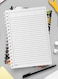 Lowha Spiral Notebook With 60 Sheets And Hard Paper Covers With Patches &amp; Stickers Design, For Jotting Notes And Reminders, For Work, University, School