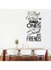 Spoil Your Wall Wines And Friends Wall Sticker Black 60x115cmcm