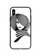 Theodor - Protective Case Cover For Apple iPhone XS Fashion Girl