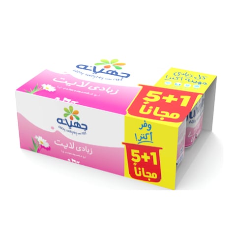 جهينة زبادي لايت - 105 جرام - 6 علب