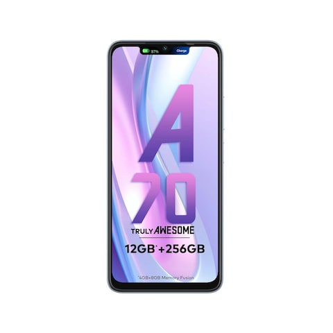 ايتل A70 موبايل - شاشة 6.6 بوصة 265 جيجابايت/12 جيجابايت بشبكة الجيل الرابع - أزرق