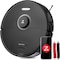 Roborock S8 Robot Vacuum Cleaner with Dual Brush &amp; 6000Pa Suction &amp; 3D Structured Light Obstacle Avoidance Robot Vacuum Compatible With Alexa For Pet Hair(Black)