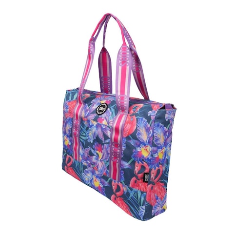 Cubs Double Face Beach Bag - Flamingos