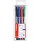 Stabilo Sensor Fineliner Pens with Sprung Tip B-14900-10 Multicolour 0.3mm 4 PCS