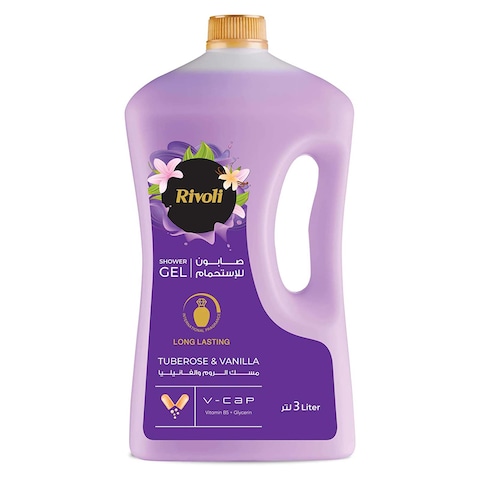 Rivoli Shower Gel - Tuberose and Vanilla - 3 Liter