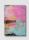 Lowha Spiral Notebook With 60 Sheets And Hard Paper Covers With Brush Painting Design, For Jotting Notes And Reminders, For Work, University, School