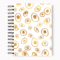 Loud Universe Spiral Notebook Gold Eggs Hard Cover Notebook with Premium High Quality Paper A5 Size