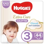 Buy Huggies Extra Care Culottes Size 3  6-11 kg 44 Diaper Pants in UAE