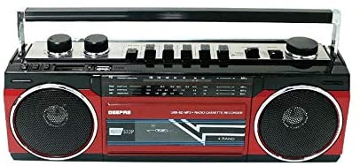 geepas Geepas High Sensitivity Radio Cassette Recorder With Usb Sd MP3 Bluetooth