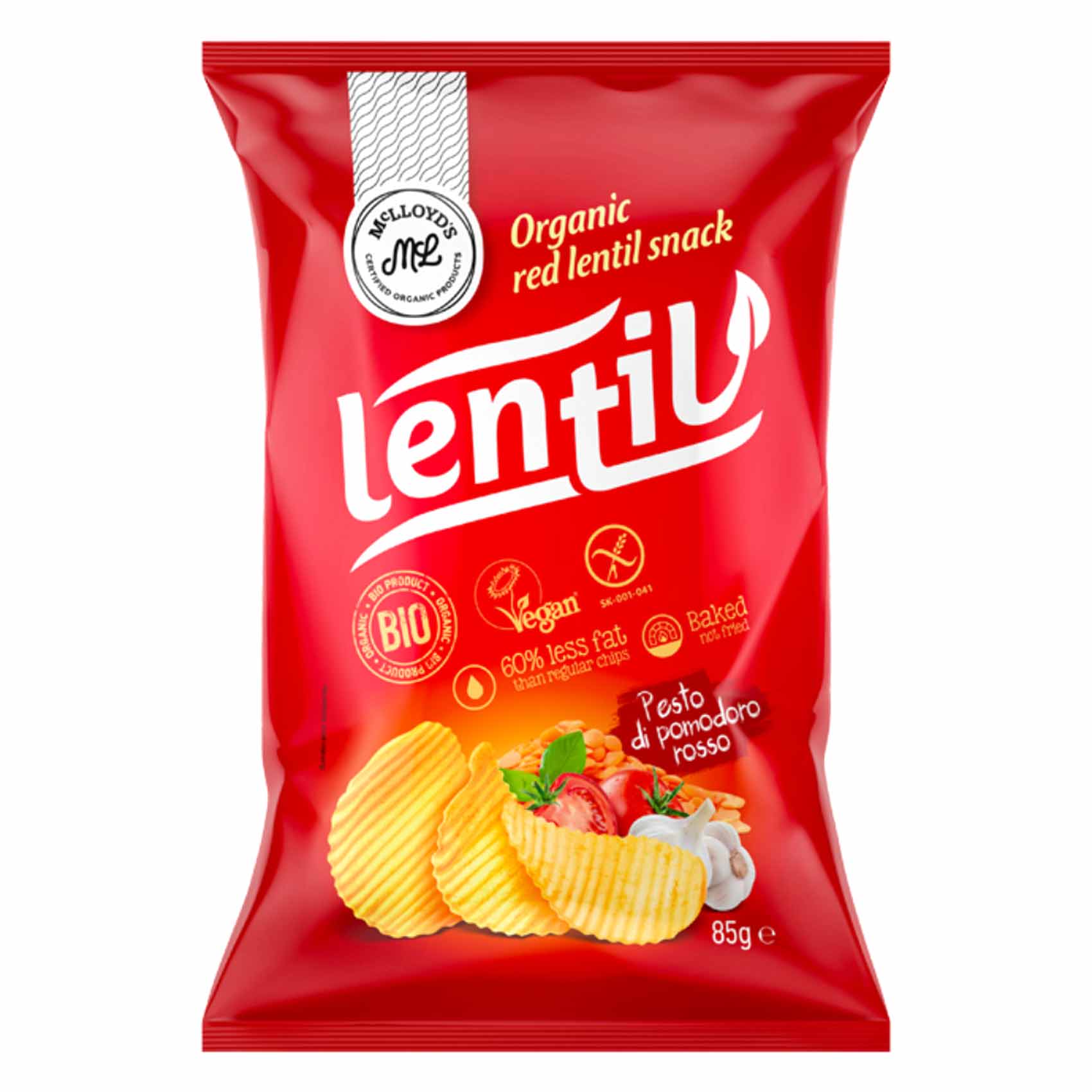 wholesome lentil chips