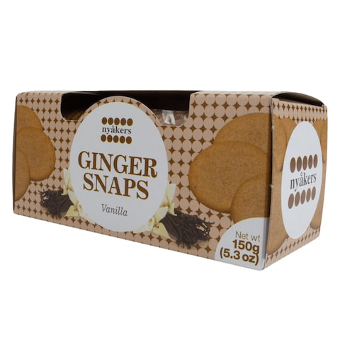 Nyakers Ginger Snaps Vanilla Gingerbread Biscuits 150g