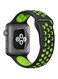 Generic - Silicone Wristband For Apple Watch Series 1/2/3 -38/42Mm Black/Green