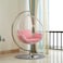 Yulan Transparent Bubble Chair Glass Cradle Hanging Basket Chair Indoor Balcony Home Hemisphere Chair Space Chair Swing Chair JHA-1780-780
