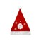 Merry Christmas Santa Hat 40cm 1pc Assorted