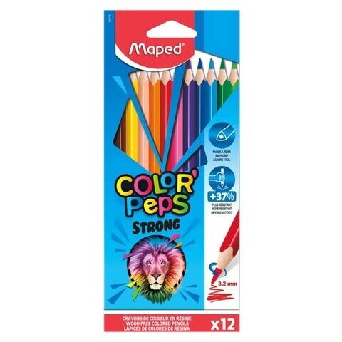 MAPED COLOR PENCILS STRONG 12 CLRS