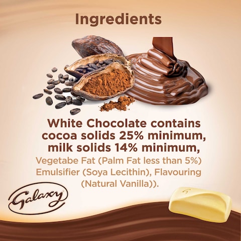Galaxy Chocolate Multipacks White Chocolate Bars 5 Bars  x38g