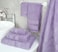 Safi Plus Luxury Hotel Quality 100% Turkish Genuine Cotton Towel Set, 2 Bath Towels 2 Hand Towels 2 Washcloths Super Soft Absorbent Towels for Bathroom &amp;amp; Kitchen Shower - Lilac Purple