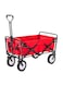 Generic - Multi-Functional Folding Shopping Cart Trolley Red/Black 90 x 60 x 50centimeter