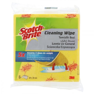 Scotch Brite Cleaning Wipe (Pack of 5)