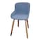 Jilphar Furniture Modern Light Weight Fabric Chair with Gray Fabric and Metal Legs- JP1277