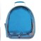 Blue Pet Backpack Dog cat bag Transparent  Carrier Travel Bag Designed for Travel Hiking Walking Outdoor Use