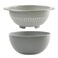 Gab Colander With Bowl Silver