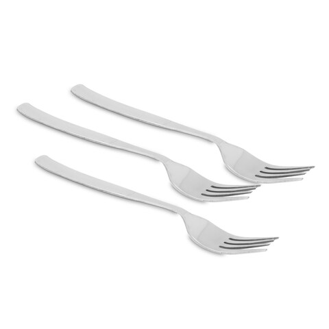 RK S/S DESSERT FORK, RK0109, 3PC PACK, VENICE