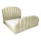 In House Taj Velvet Bed Frame - Queen - 200x140 cm - Beige